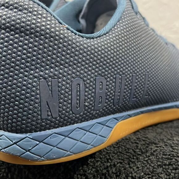 ?? NoBull Outwork Gym Running Training Sneakers Navy Blue Gum Men‎ Sz 12 - EUC main image 11